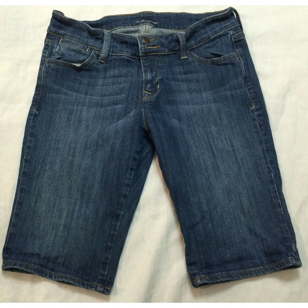 OLD NAVY THE FLIRT JEANS SHORTS CAPRIS SIZE 6